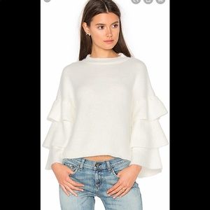 Endless Rose Ruffle Sleeve Sweater